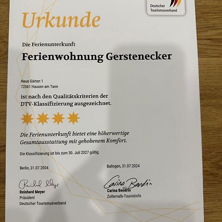 Ferienwohnung Gerstenecker Hausen am Tann Buitenkant foto